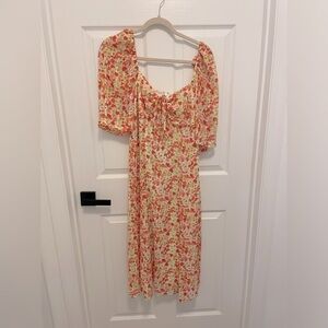 BCBGengeration Floral Midi Dress Size 8